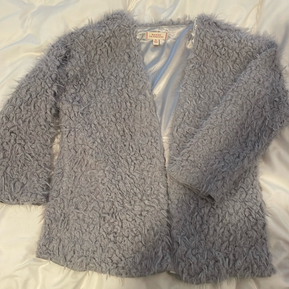 Girls faux fur jacket